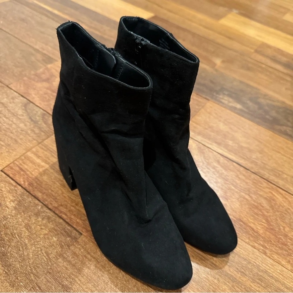 Bar III Black Heeled Boots